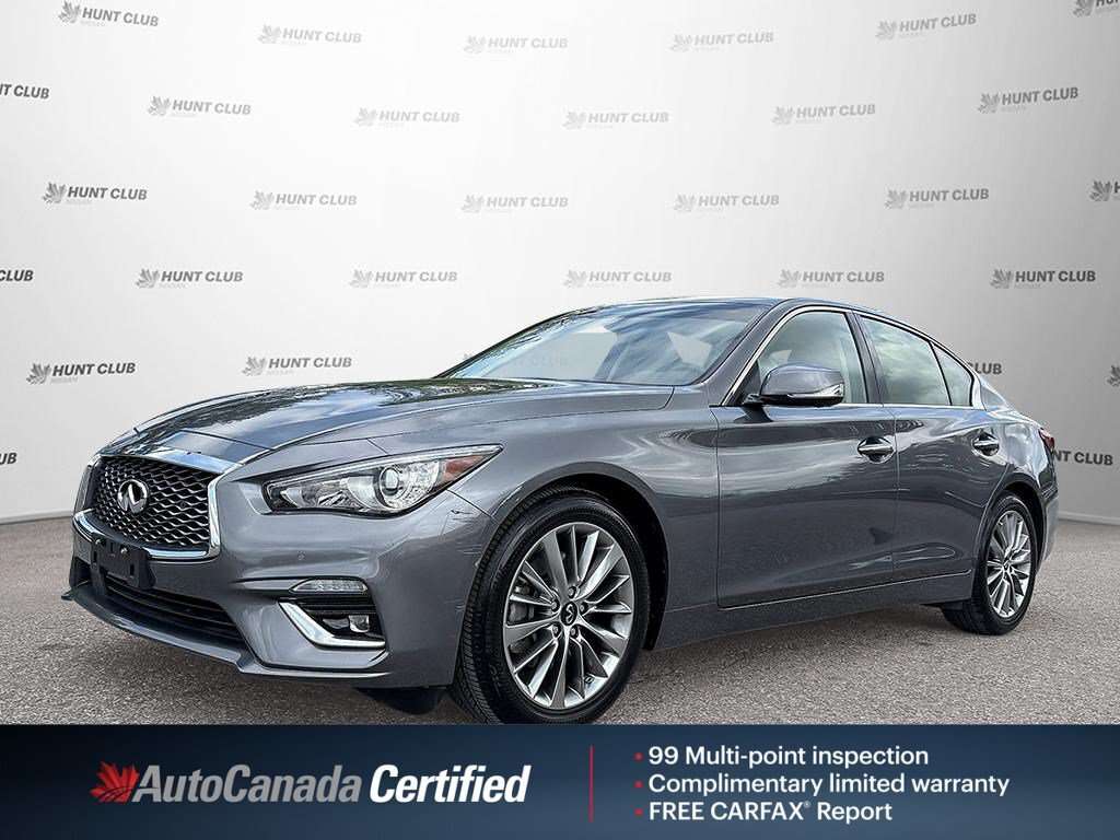 2022 Infiniti Q50 LUXE AWD | Apple Car Play | Leather | 360 View Cam