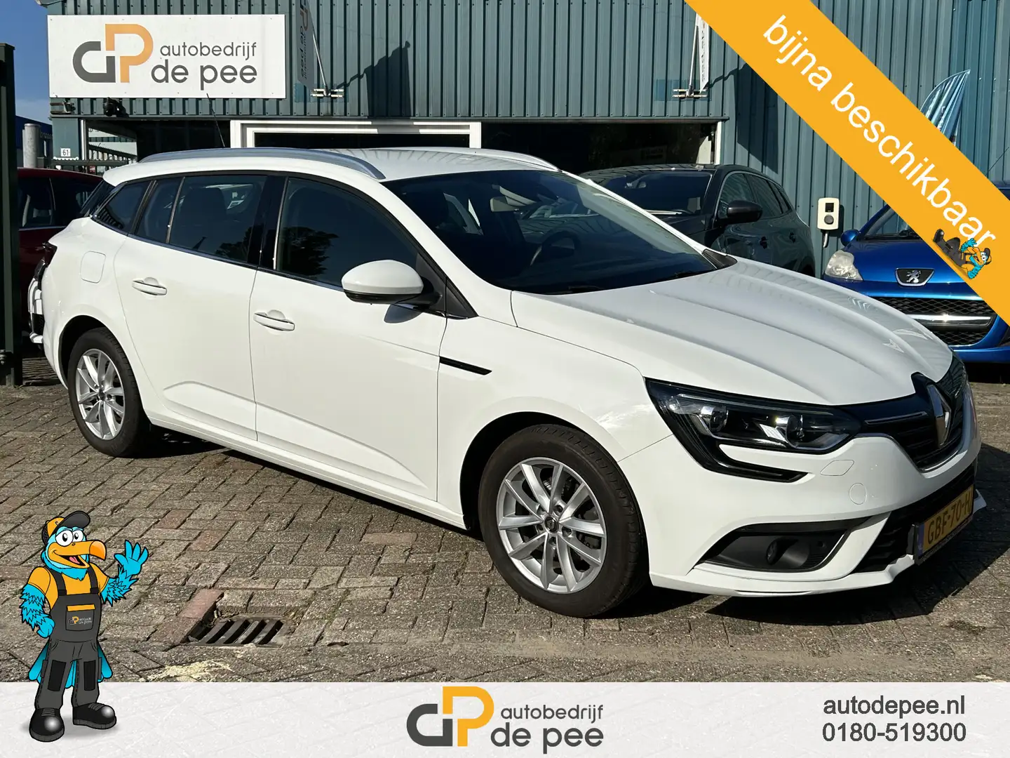 Renault Megane Estate 1.3 TCe Limited GARANTIE/AUTOMAAT/CARPLAY/C Blanc - 1