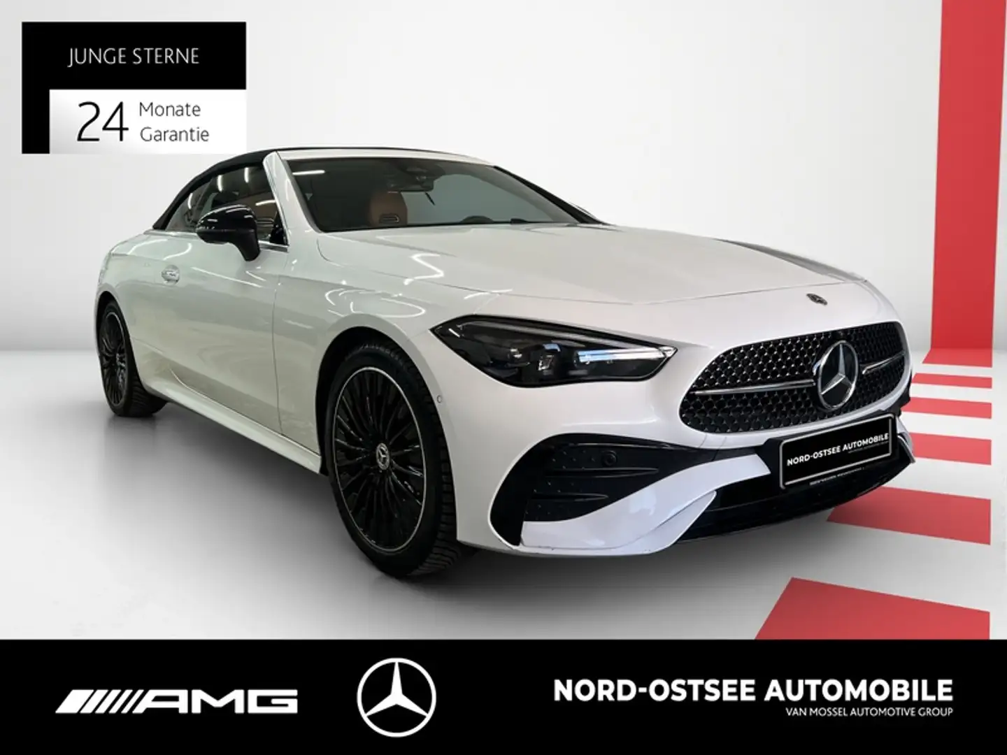 Mercedes-Benz CLE 300 4M AMG NIGHT BURMESTER 360° KAMERA NAVI Weiß - 2