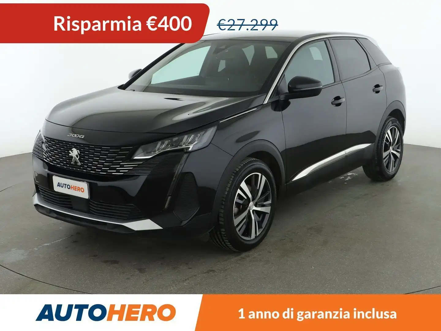 Peugeot 3008 1.5 Blue-HDi Allure Pack 130 CV EAT8 Nero - 1