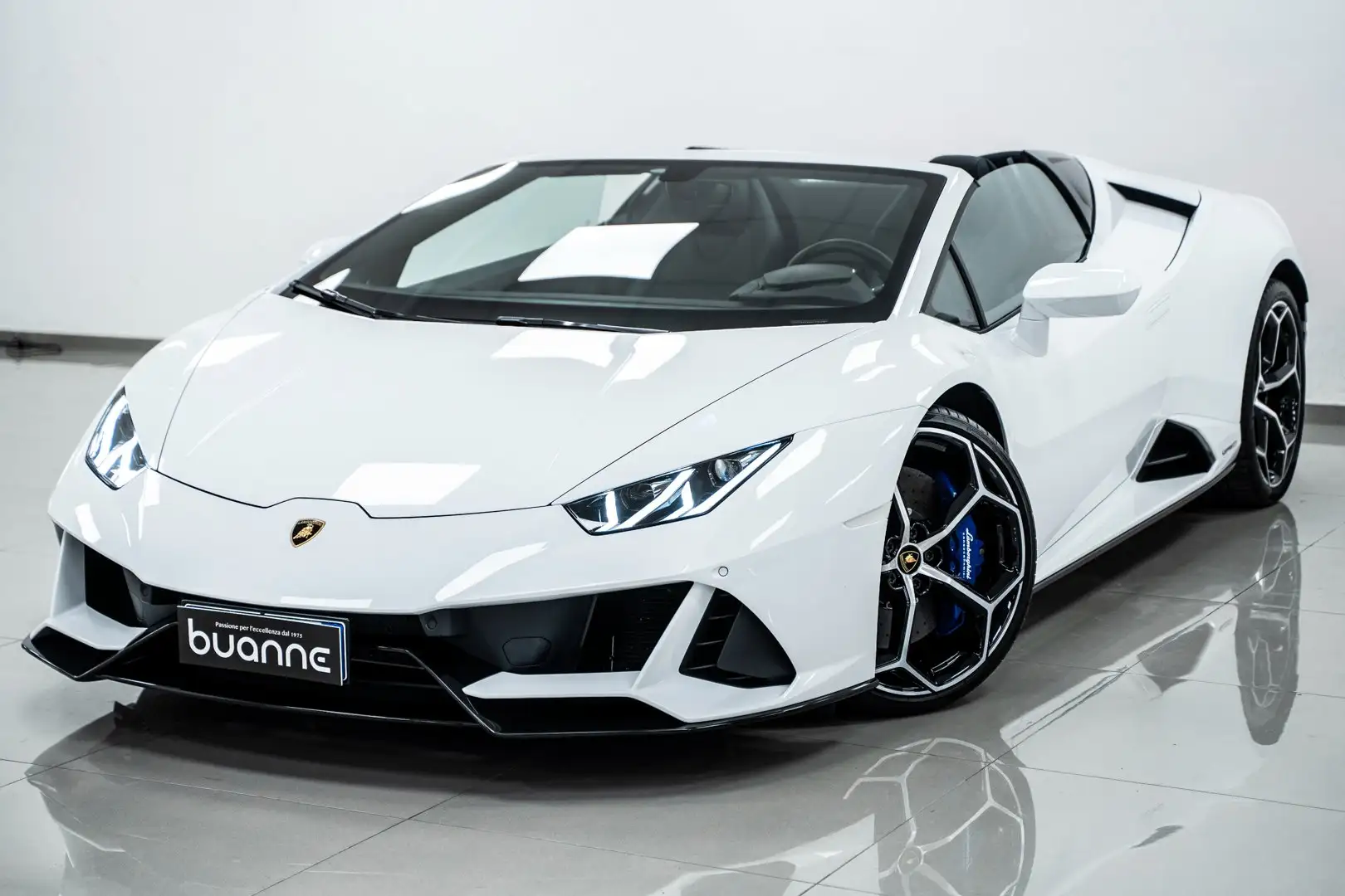 Lamborghini Huracán 5.2 640CV EVO AWD SPYDER SOLLEVATORE SENSONUM ITA Blanc - 1