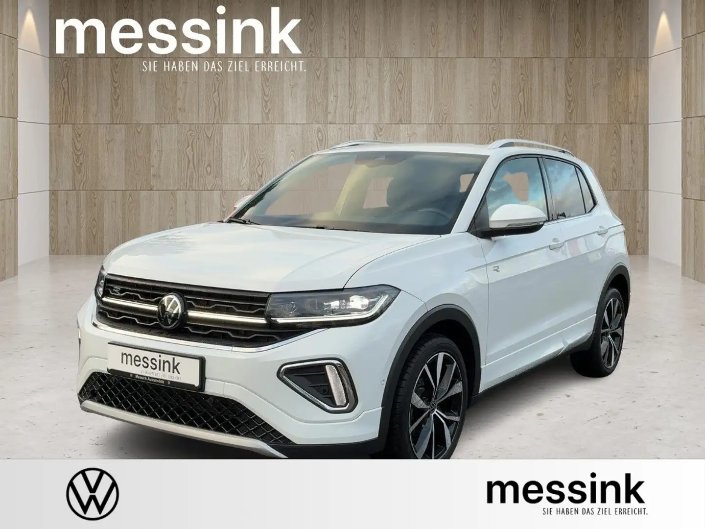 Volkswagen T-Cross 1.0 TSI R-Line R-Line IQLight AHK Kam. Weiß - 1