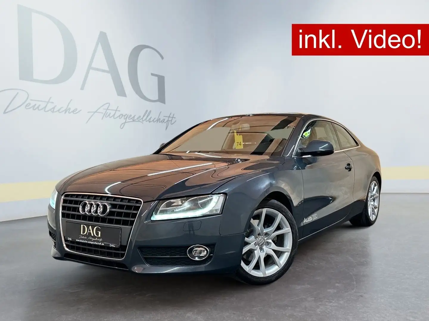 Audi A5 Coupé 1.8 TFSI +BI-XENON+NAVI+SITZHZ+PDC+MUFU Grijs - 1