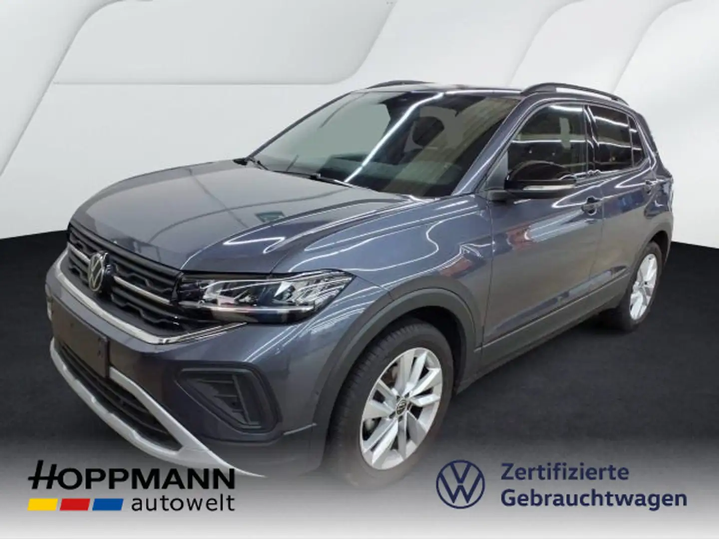 Volkswagen T-Cross 1.0 TSI GOAL ACC AHK LED NAVI GOAL PLUS Gris - 1