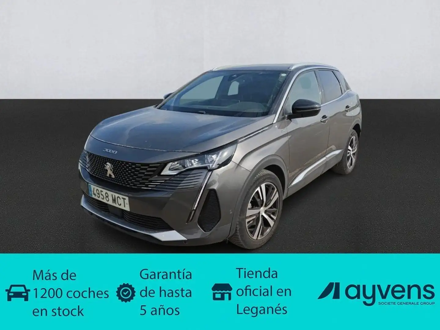 Peugeot 3008 1.5BlueHDi GT S&S EAT8 130 Gris - 1