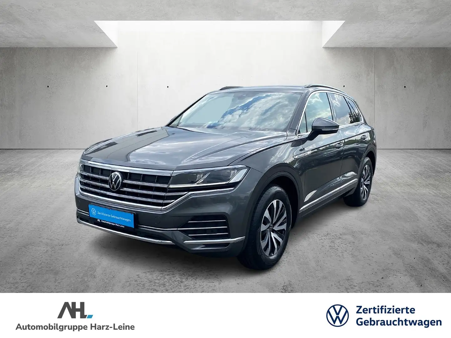 Volkswagen Touareg 3.0 TDI Elegance 4M DSG LED Navi ACC AHK Luft Lede Grau - 1
