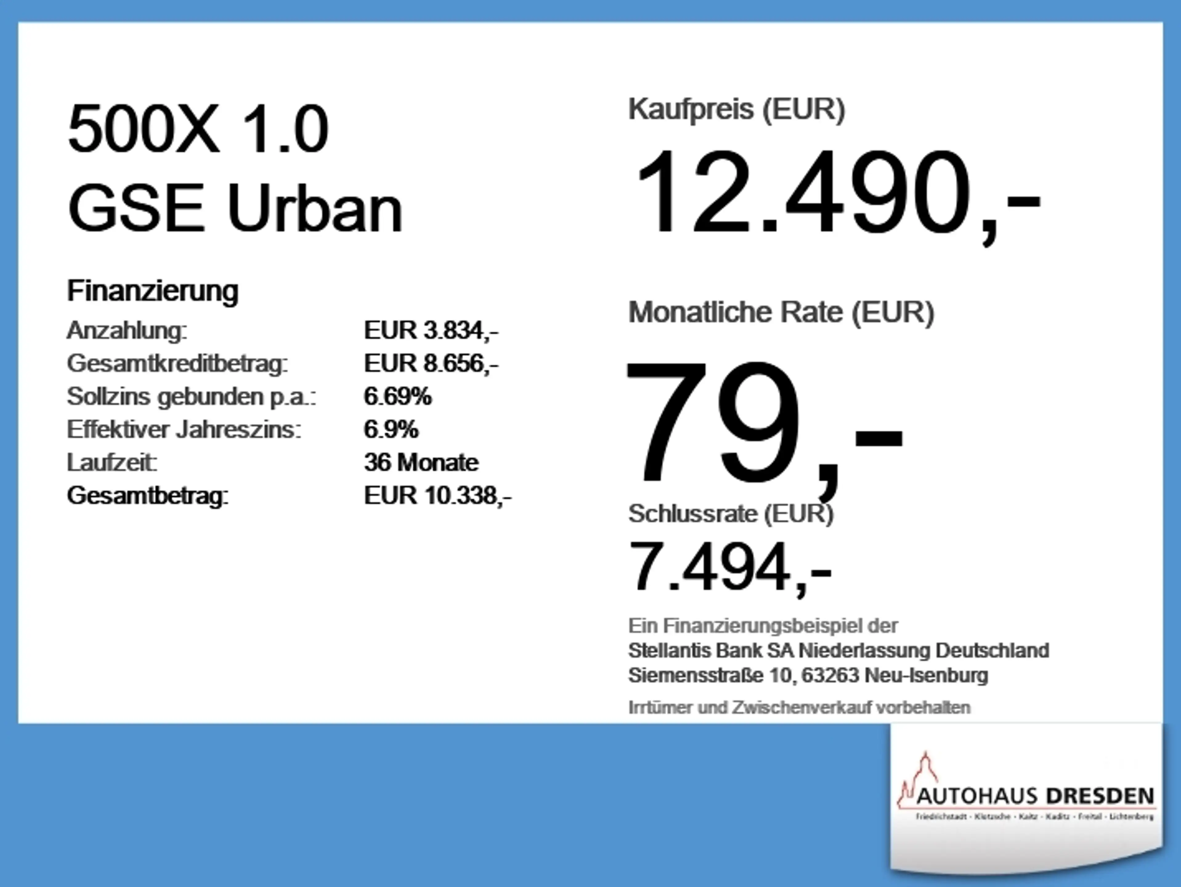 Fiat 500X 1.0 GSE Urban Kam.+PDC.Klima + AHK — photo 6