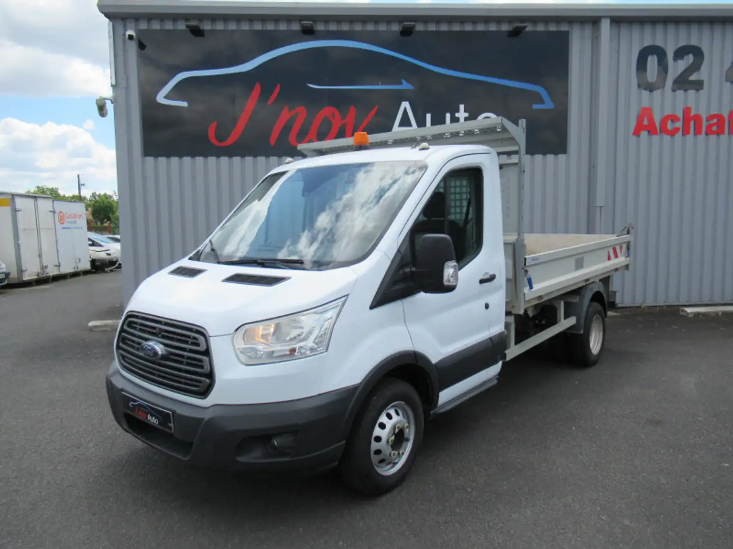 Ford Transit P350 L2 RJ HD 2.0 TDCI 170CH TREND BENNE Blanc - 1
