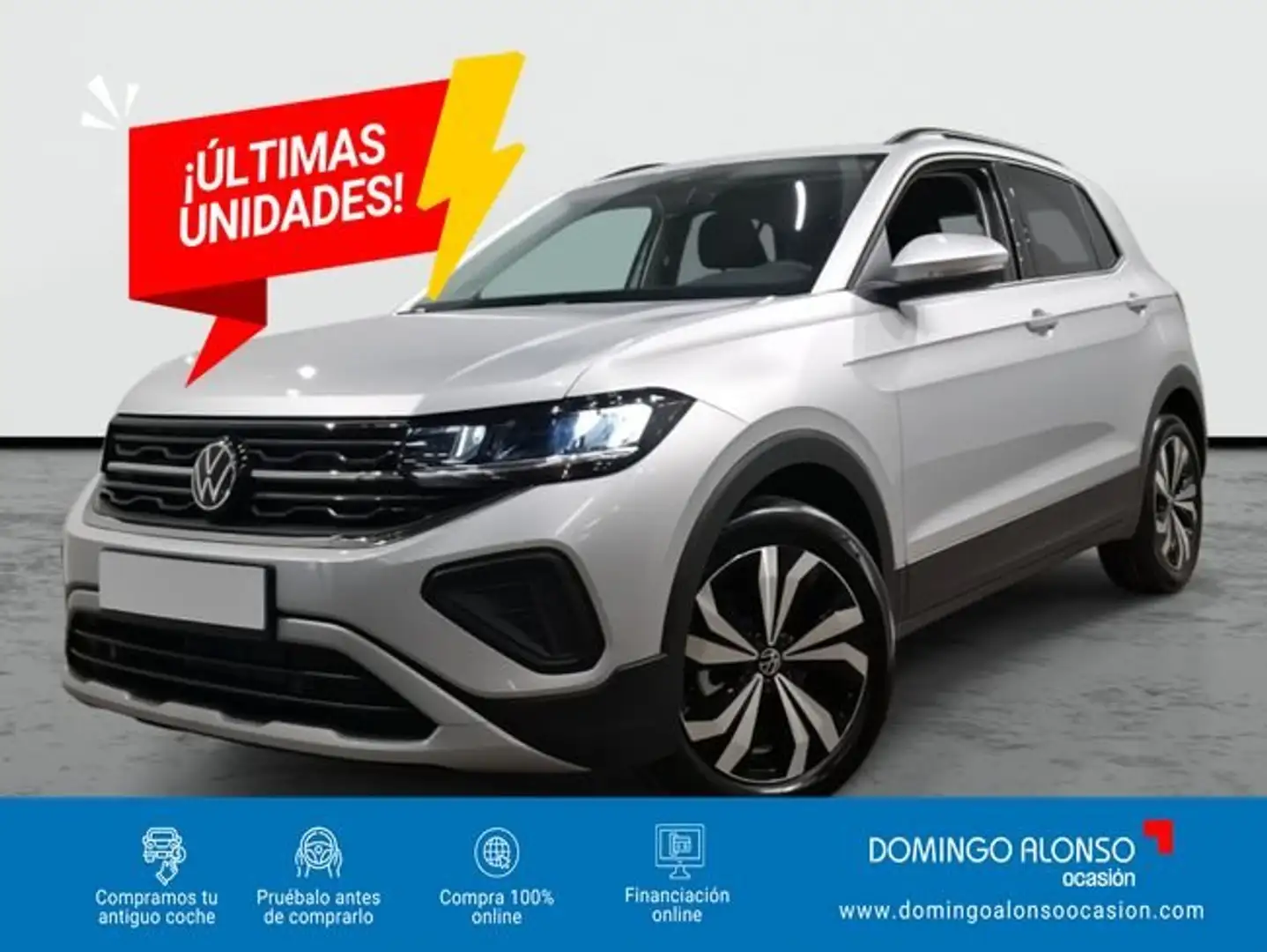 Volkswagen T-Cross Más 1.0 TSI 85 kW (116CV) DSG7 Plateado - 1