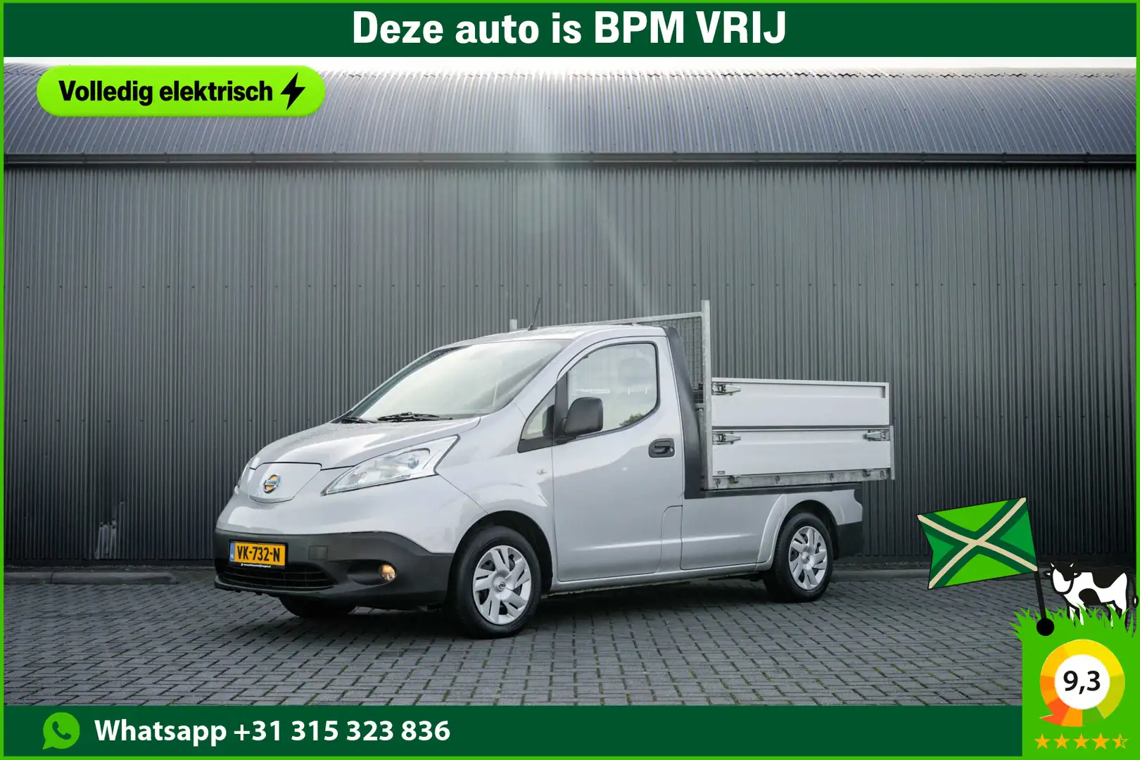 Nissan E-NV200 | Kipper | Volledig elektrisch | Camera | Navi | S Weiß - 1