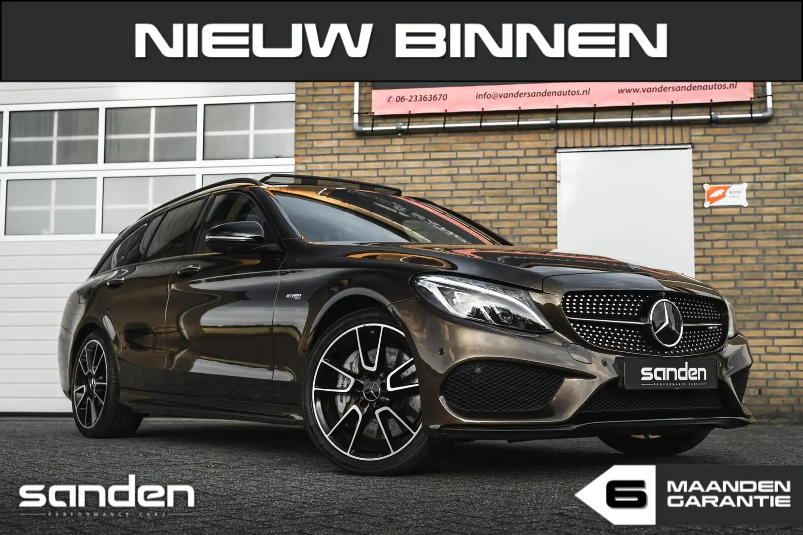 Mercedes-Benz C 43 AMG Estate 4MATIC perf. Seats|Pano|Burm Bruin - 1