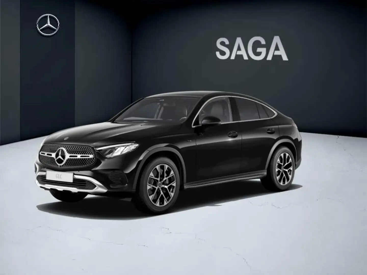 Mercedes-Benz GLC 300 300 de 4MATIC Coupé Luxury Line Zwart - 1