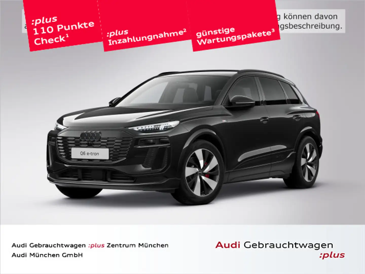 Audi Q6 e-tron qu. S line ACC/Matrix/Memory/Kamera/PD Schwarz - 1