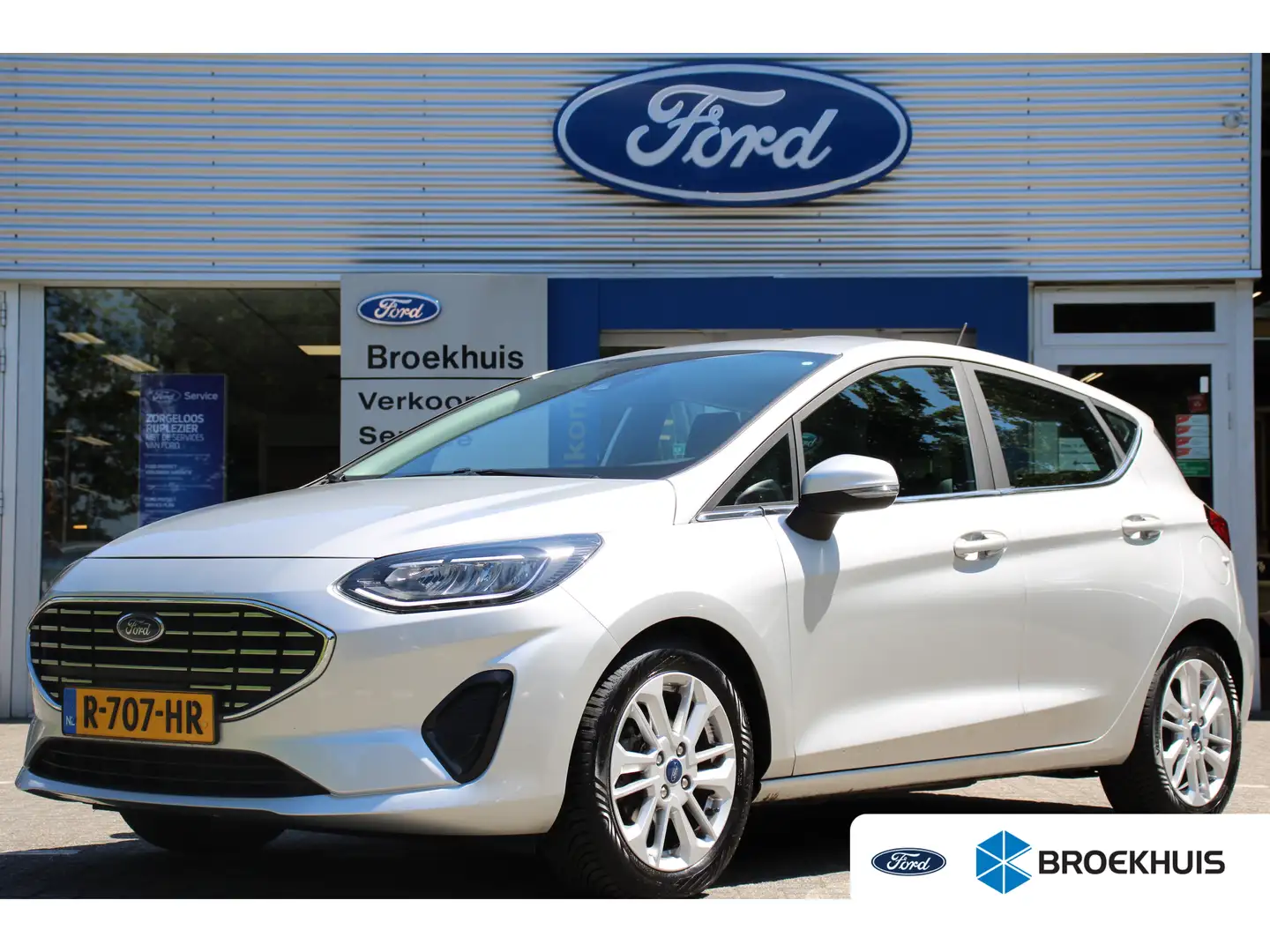 Ford Fiesta 1.0EB 125PK TITANIUM NL-AUTO! | 1 EIGENAAR! | DEAL Blau - 1