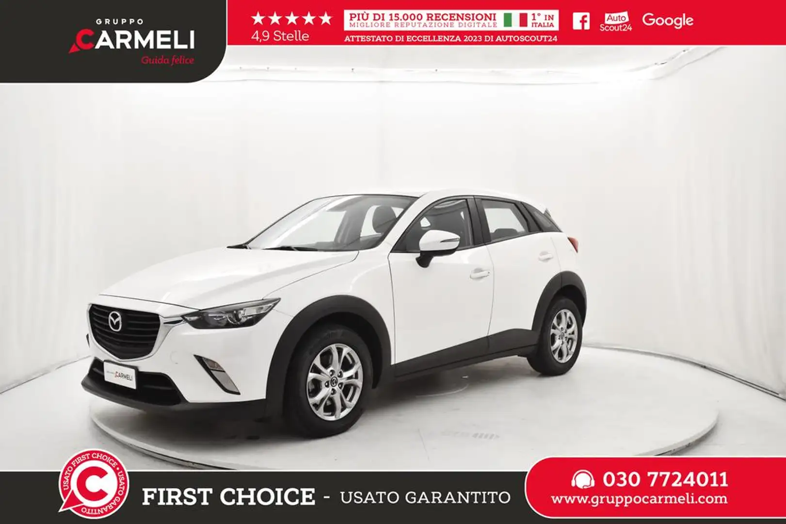Mazda CX-3 1.5d Evolve 2wd 105cv Белый - 1