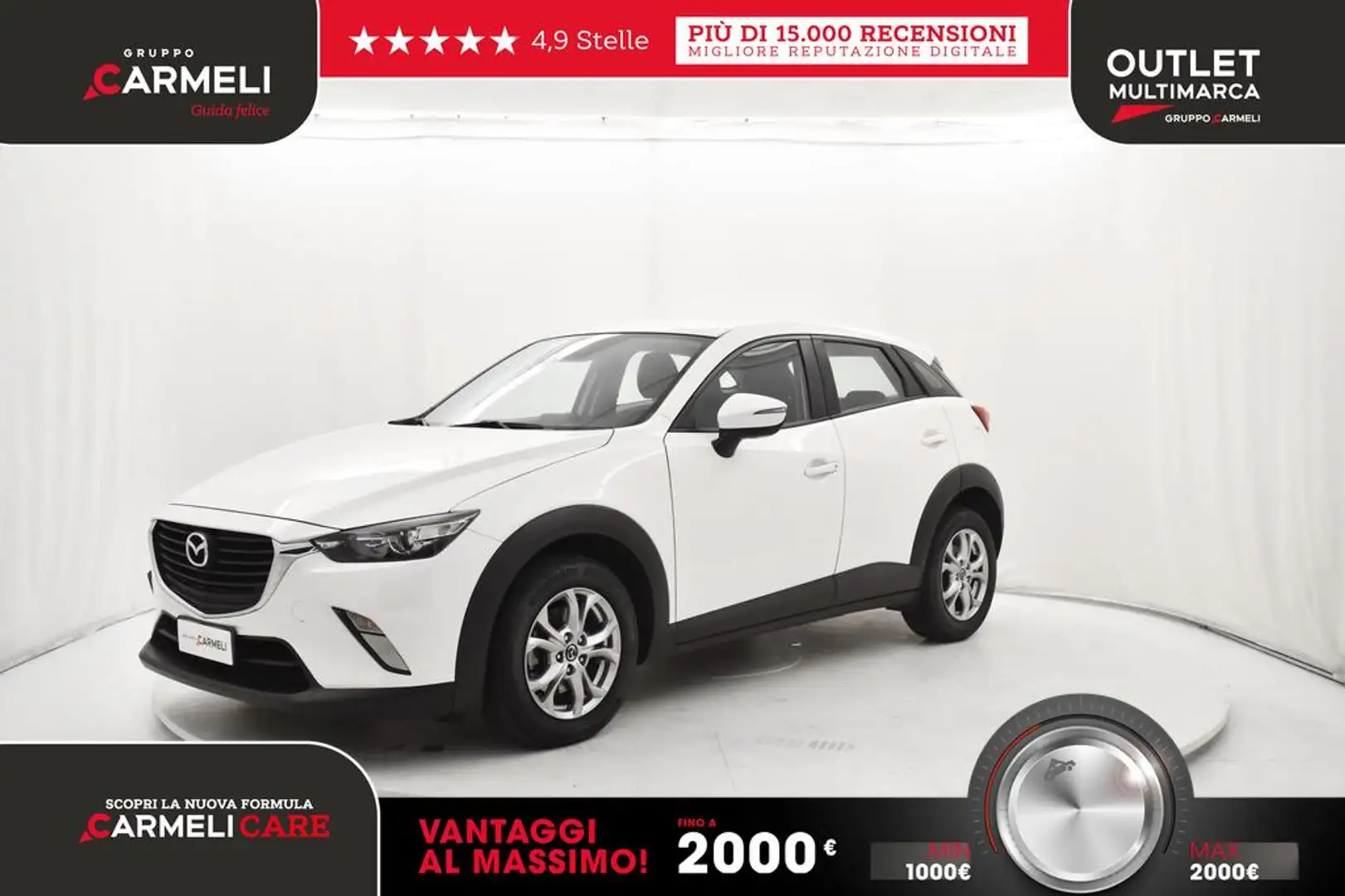 Mazda CX-3 1.5d Evolve 2wd 105cv Bianco - 1