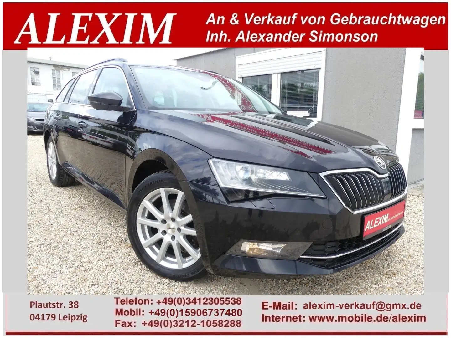 Skoda Superb Ambition/Navi/Bi-Xenon/Kamera/CarPlay/DAB Schwarz - 1
