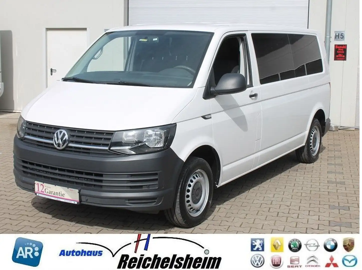 Volkswagen T6 Kombi T6,9 Sitzer,2xKlima,S-Heft gepfl.LANG!,Finanz. Weiß - 1