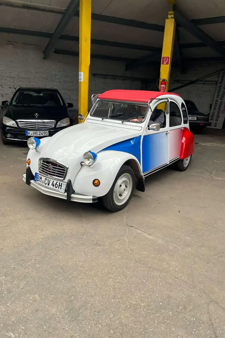 Citroen 2CV wie COCO dreifarbig und H Kennzeichen wie neu - 1