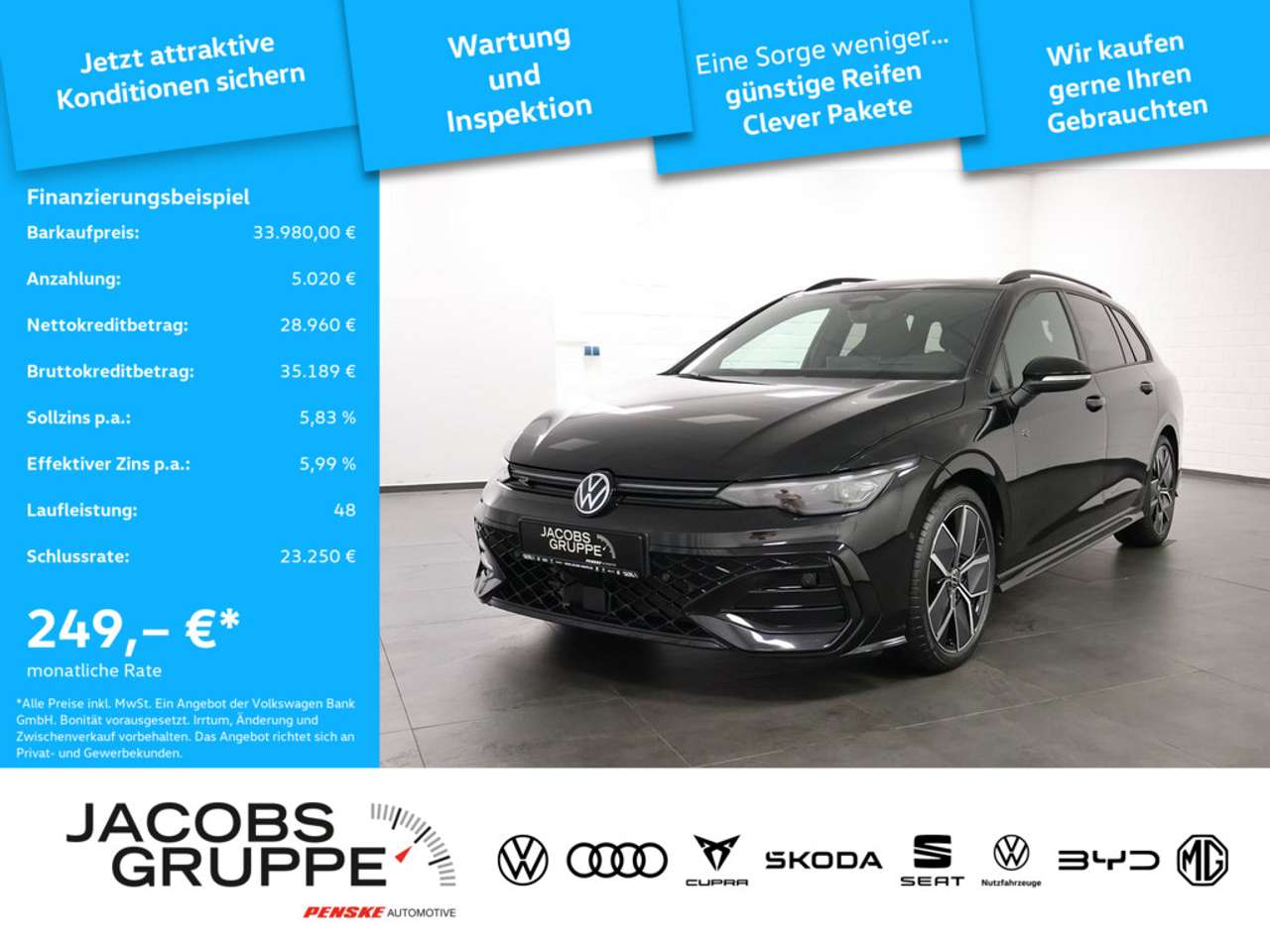 Volkswagen Golf — Volkswagen Golf VIII Variant 2.0 TDI R-Line "Black Style"