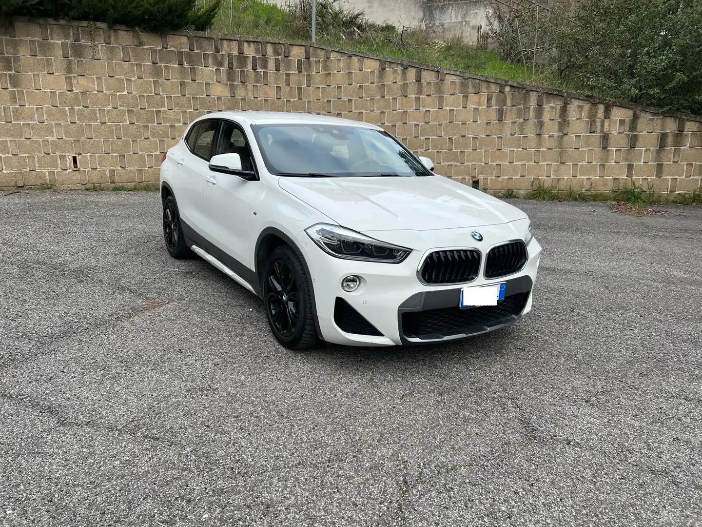 BMW X2 F39 xdrive20d Msport X auto KM 85000 Pelle Navi .. Weiß - 1