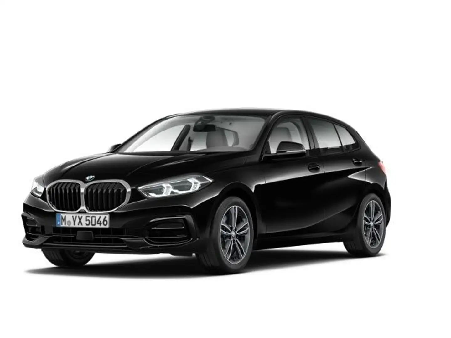 BMW 116 i Sport Line Sportsitze PDC LED M Lederlenkra Schwarz - 1