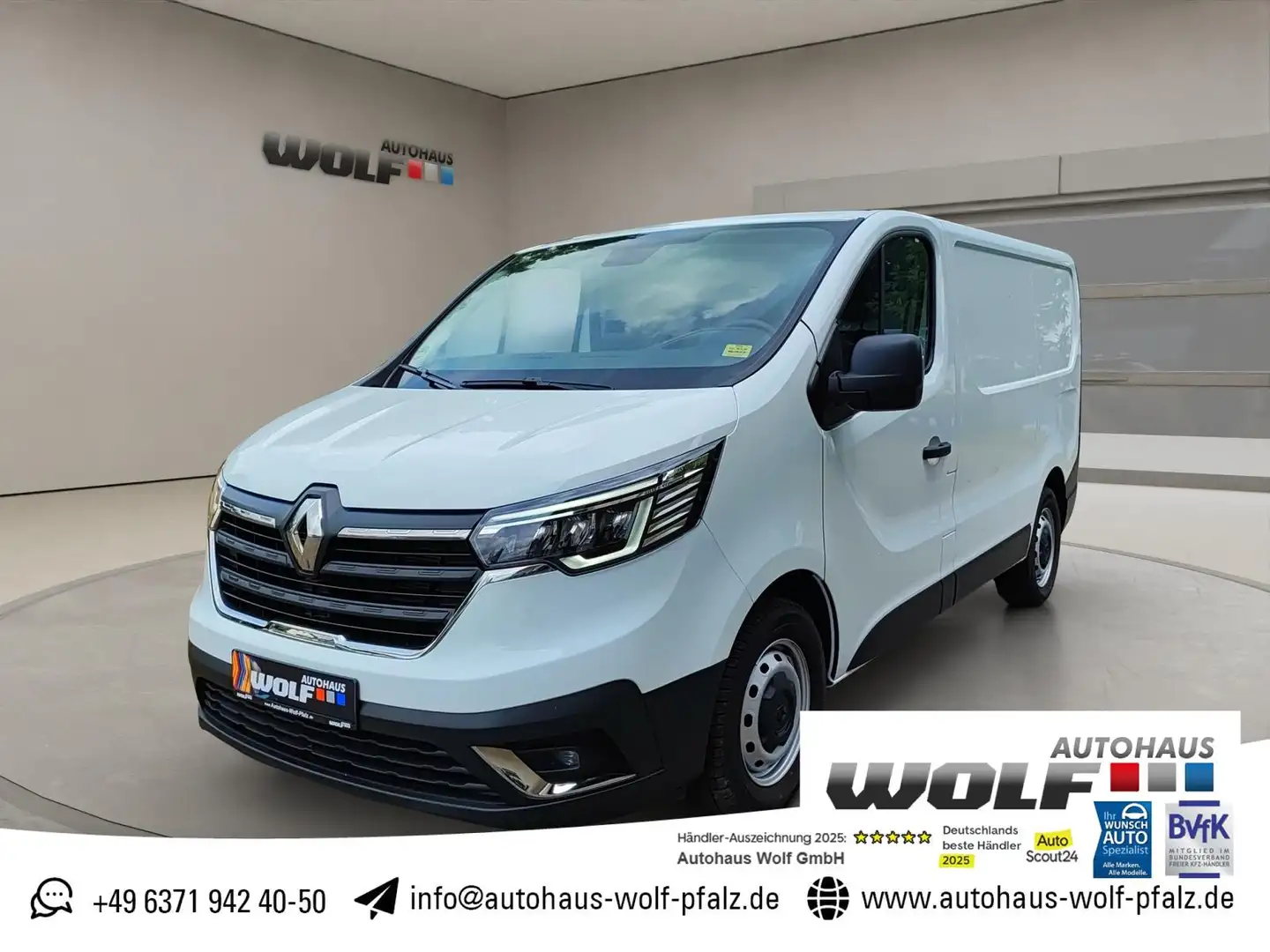 Renault Trafic 2.0 BLUE dCi KESSY~GRA~Navi~PDC~Klima Weiß - 1