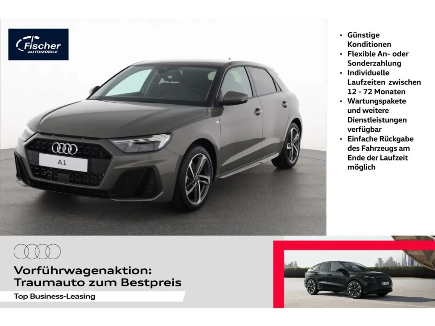 Audi A1 Sportback 30 TFSI S line LP: 36.230,- /Infotainmen Grau - 1