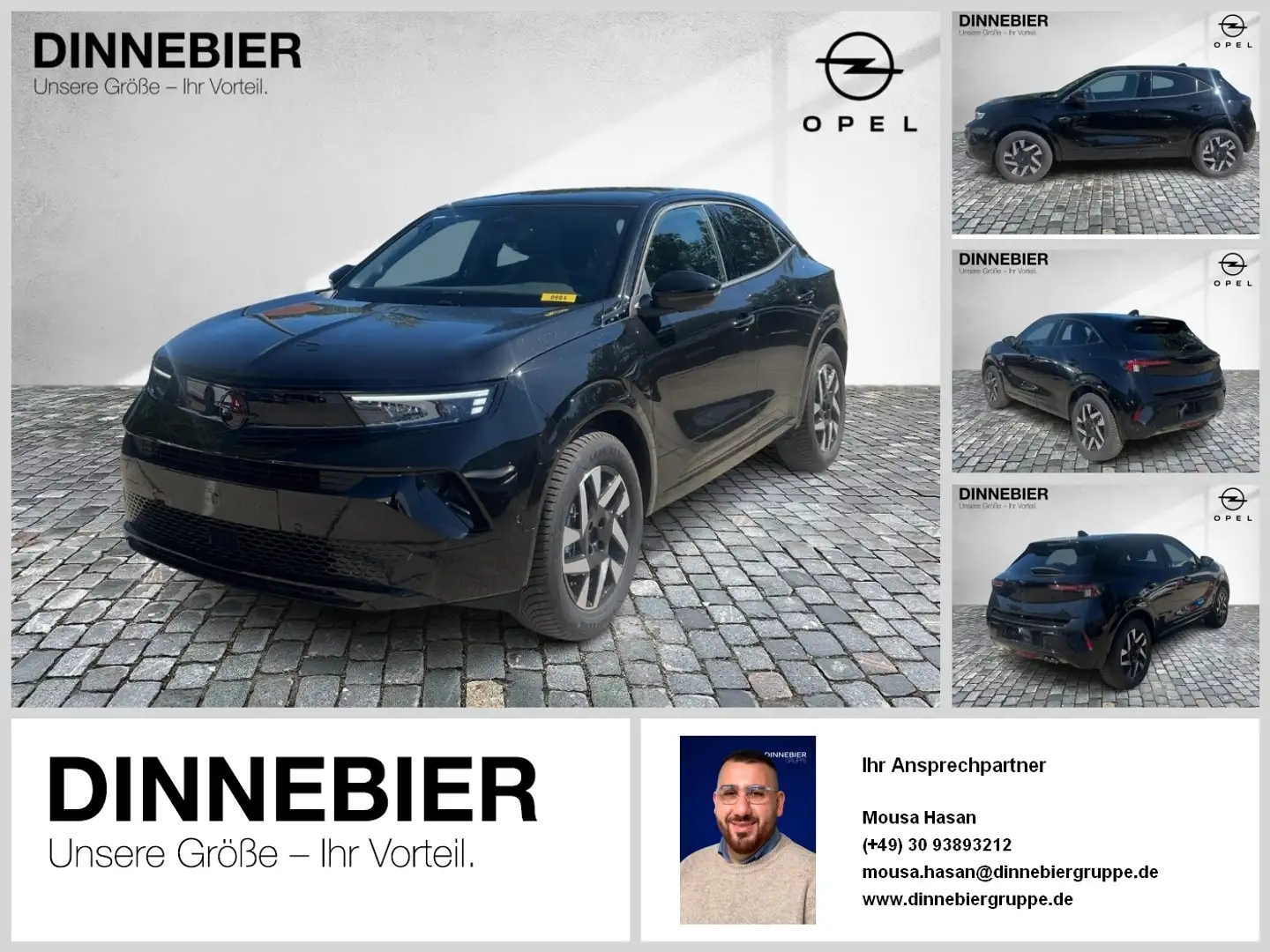 Opel Mokka GS 1.2 LED+Navi+Kamera+Allwetter+SHZ Noir - 1