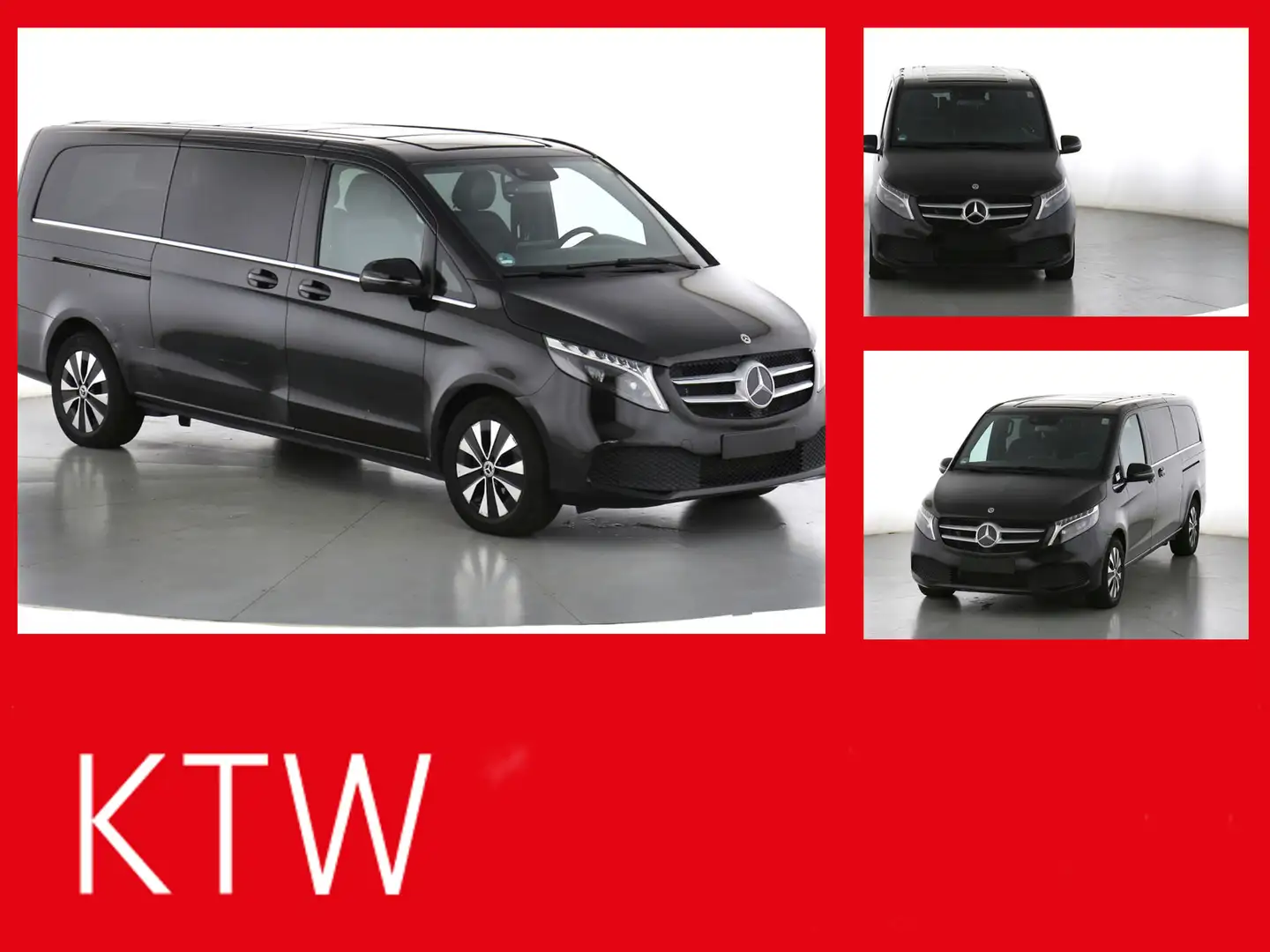 Mercedes-Benz V 300 Avantgarde Extralang,Allrad,2Schiebetüren Schwarz - 1