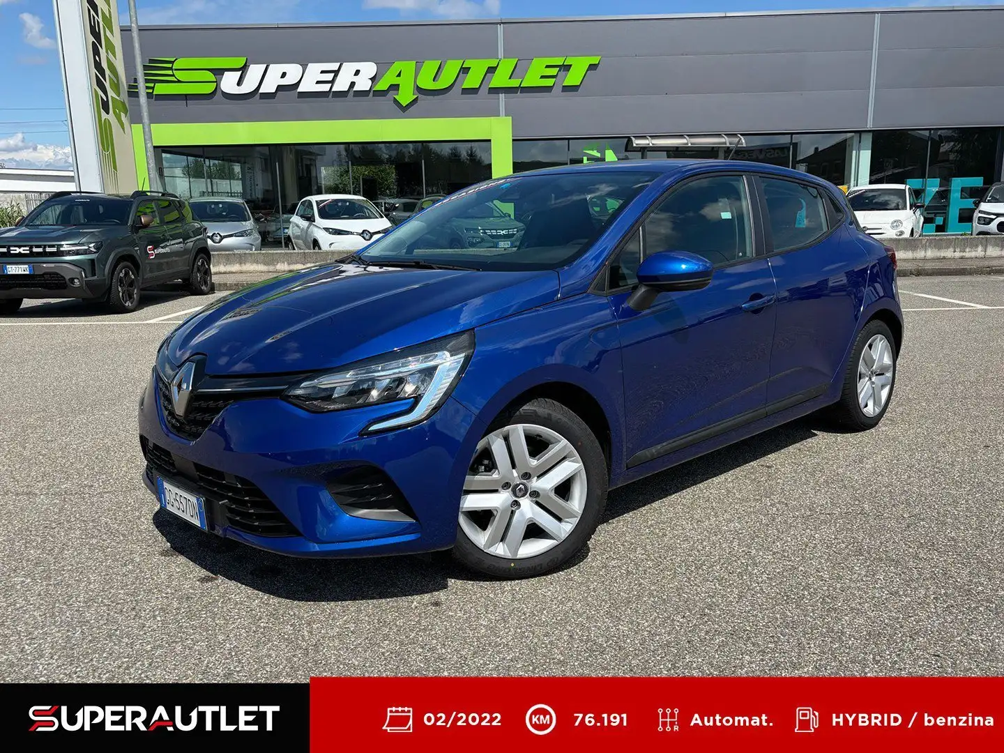 Renault Clio 5 Porte 1.6 E-TECH Hybrid 140cv Zen Auto Blu/Azzurro - 1