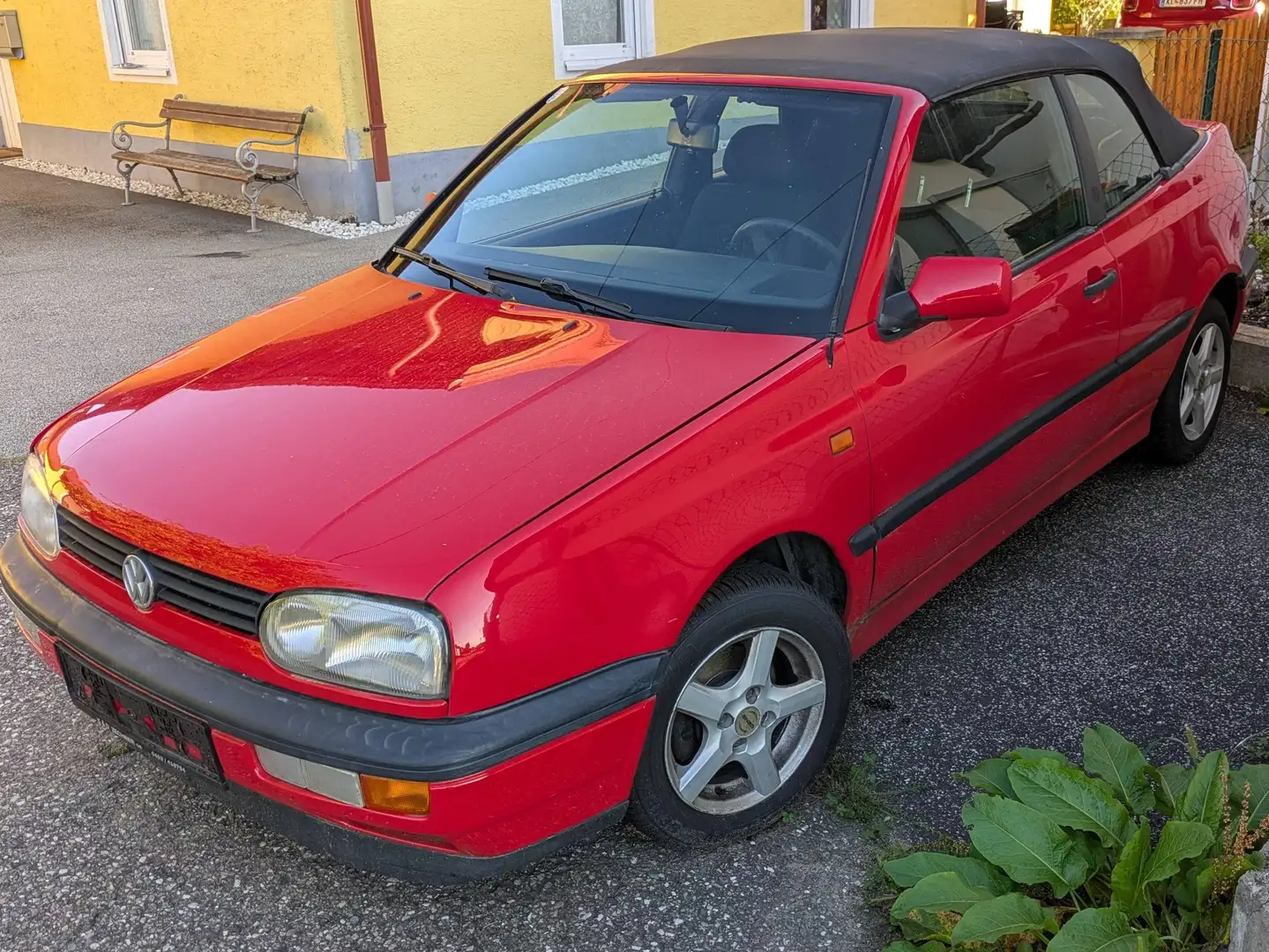 Volkswagen Golf Cabriolet Golf Rabbit Cabrio el. Verdeck Rot - 1