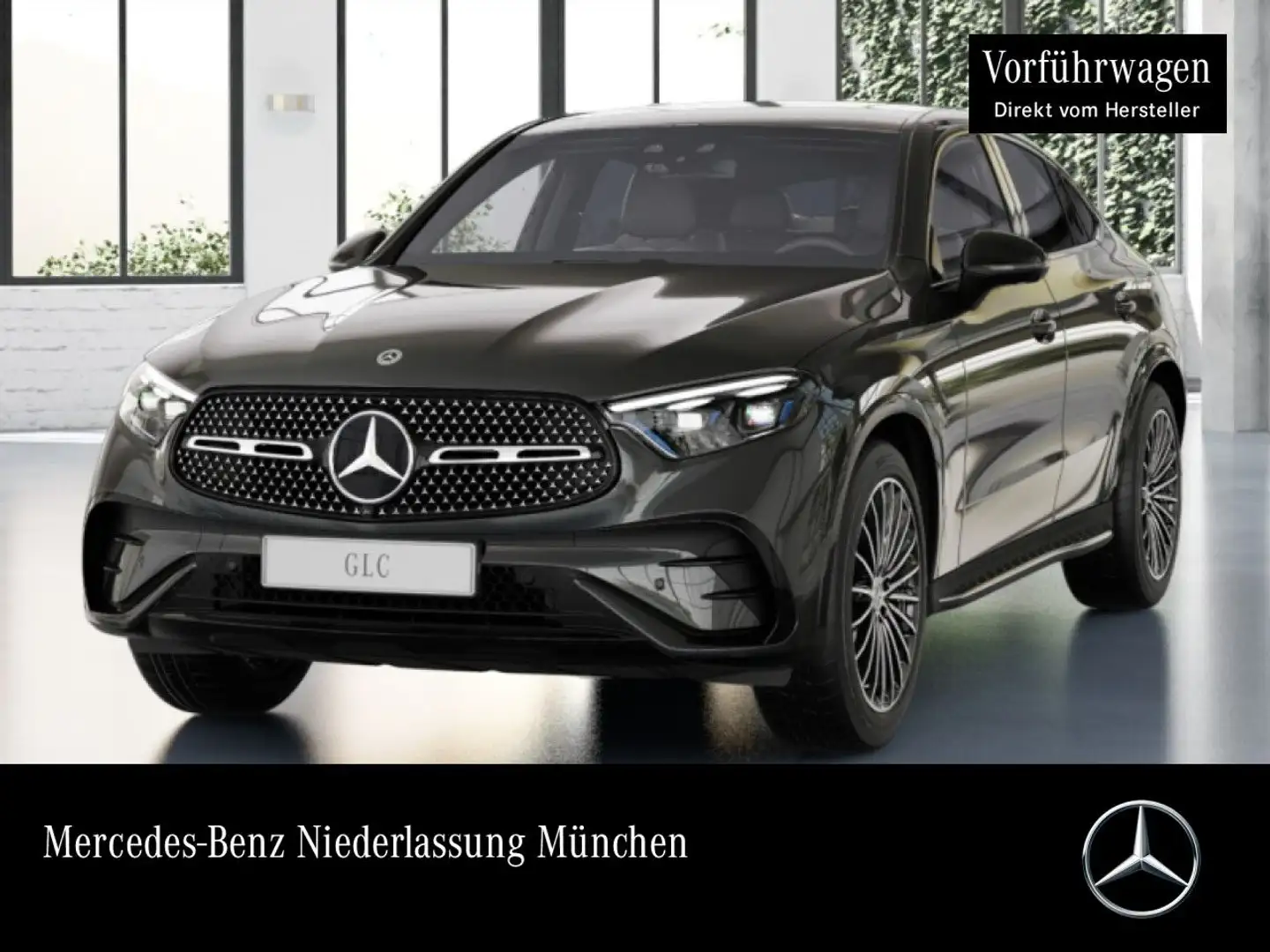 Mercedes-Benz GLC 200 4M AMG+NIGHT+360+AHK+BURMESTER+SITZKLIMA Grau - 1