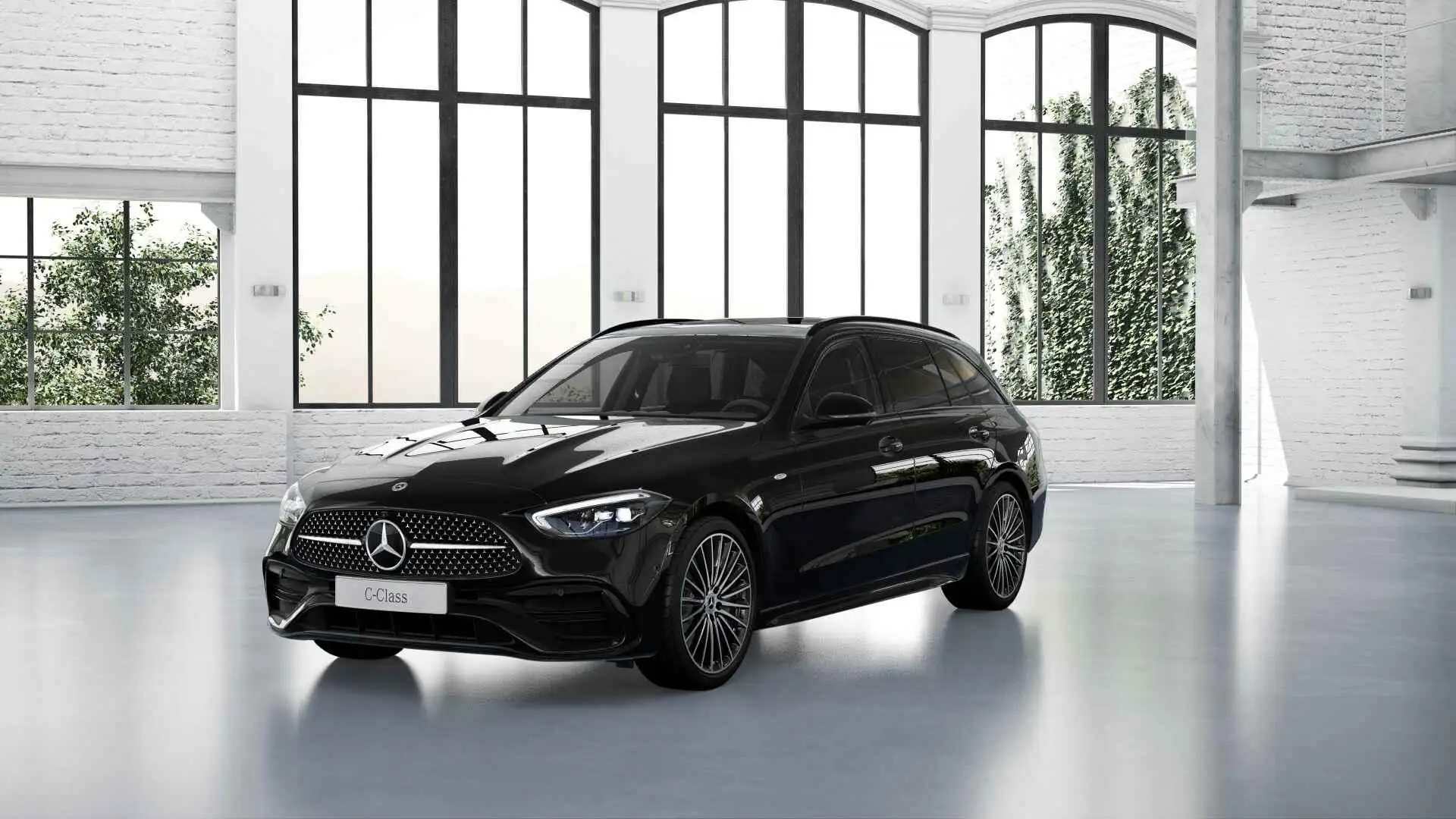 Mercedes-Benz C 300 Estate e Business Solution AMG Zwart - 1