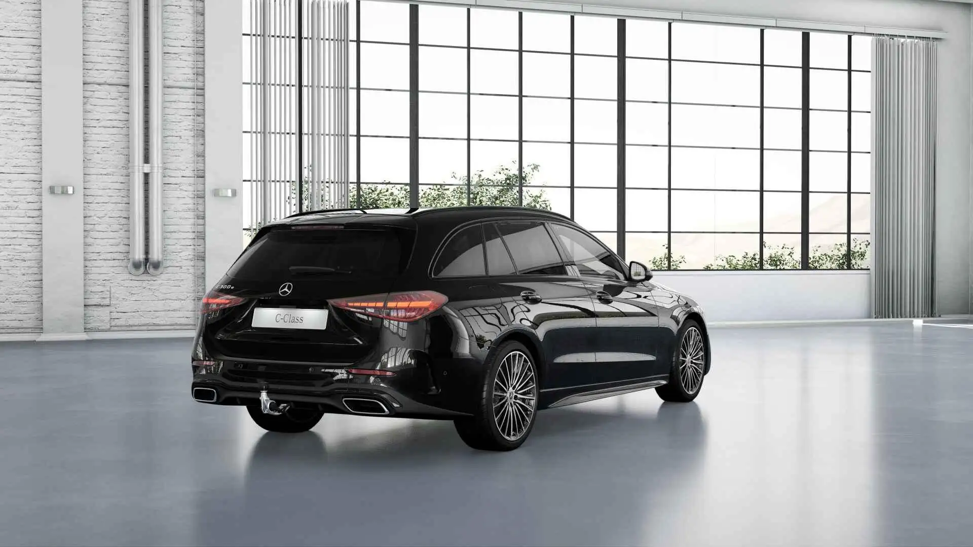 Mercedes-Benz C 300 Estate e Business Solution AMG Zwart - 2