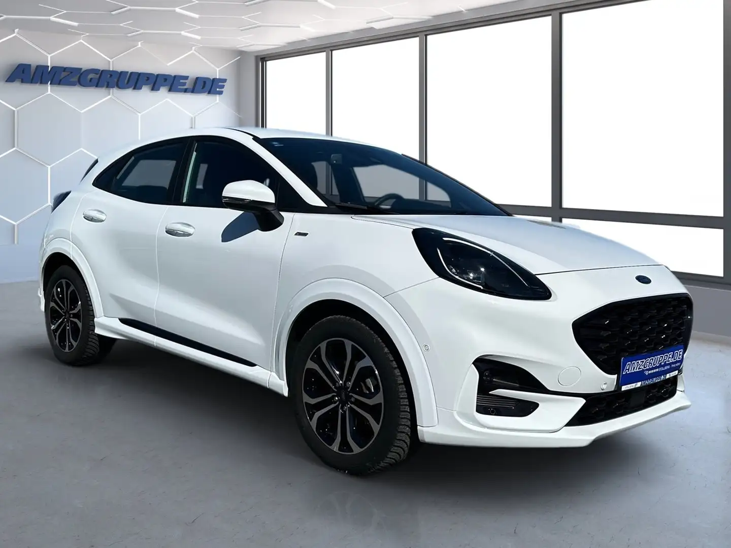 Ford Puma 1.0 EB mHEV ST-Line LED+Navi+PDC+Winterpak Blanc - 2