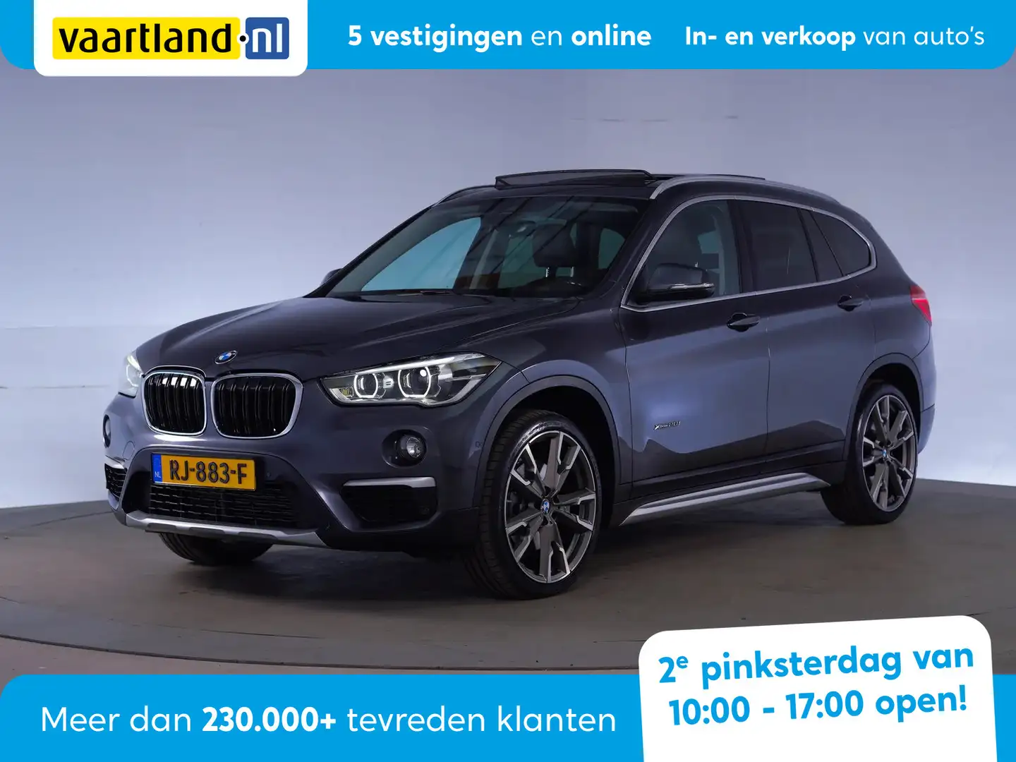 BMW X1 xDrive20i High Executive [ Panoramdak Hud Lederen Grijs - 1