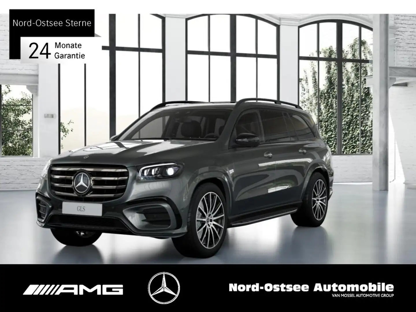 Mercedes-Benz GLS 450 d 4M AMG PREM.+ NIGHT 22" PANO STHZG AHK Gris - 1