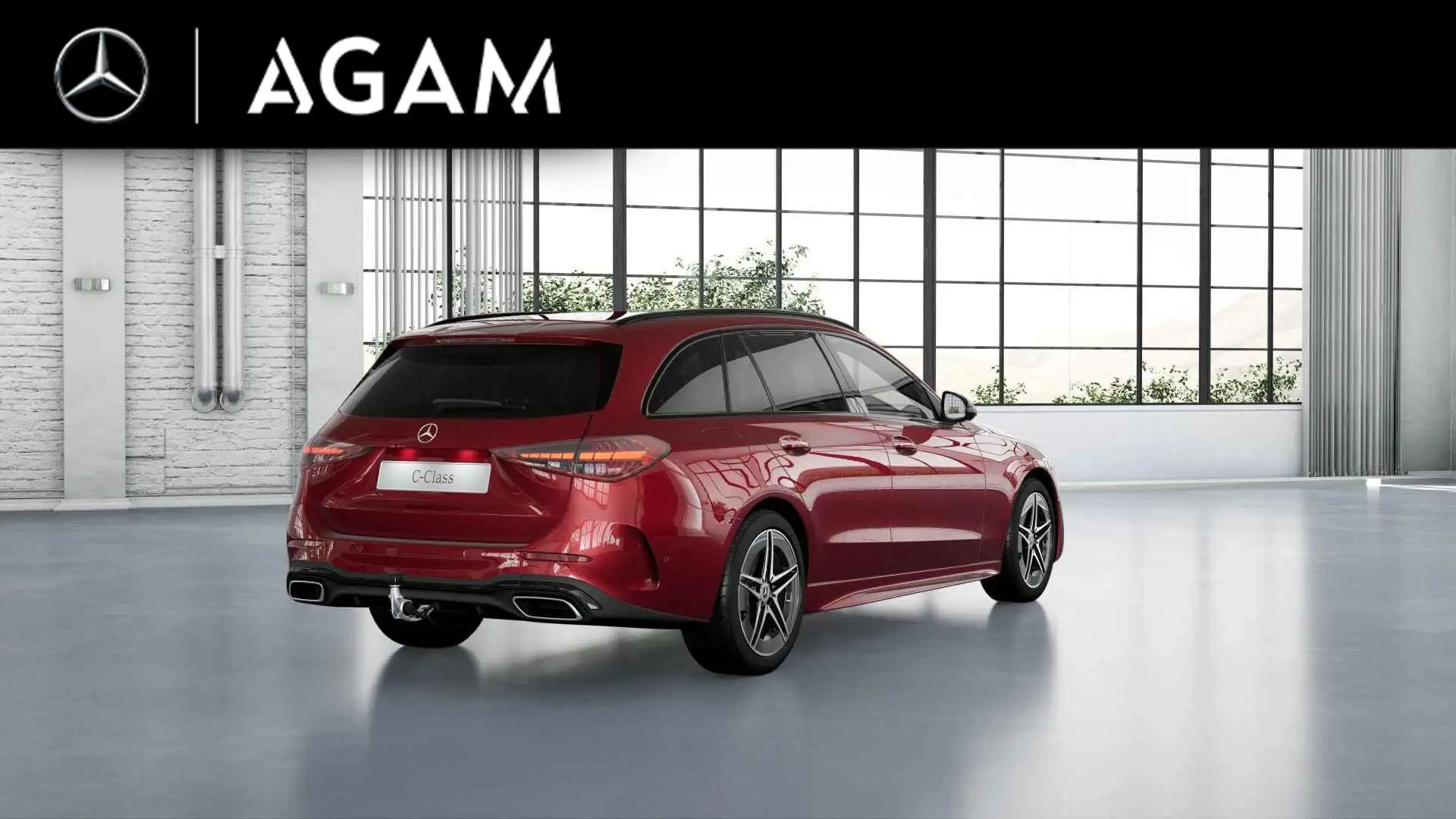 Mercedes-Benz C 180 Estate AMG Line Rouge - 2