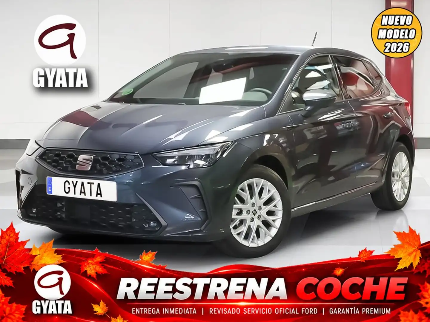 SEAT Ibiza 1.0 MPI S&S Style 59kW Gris - 1
