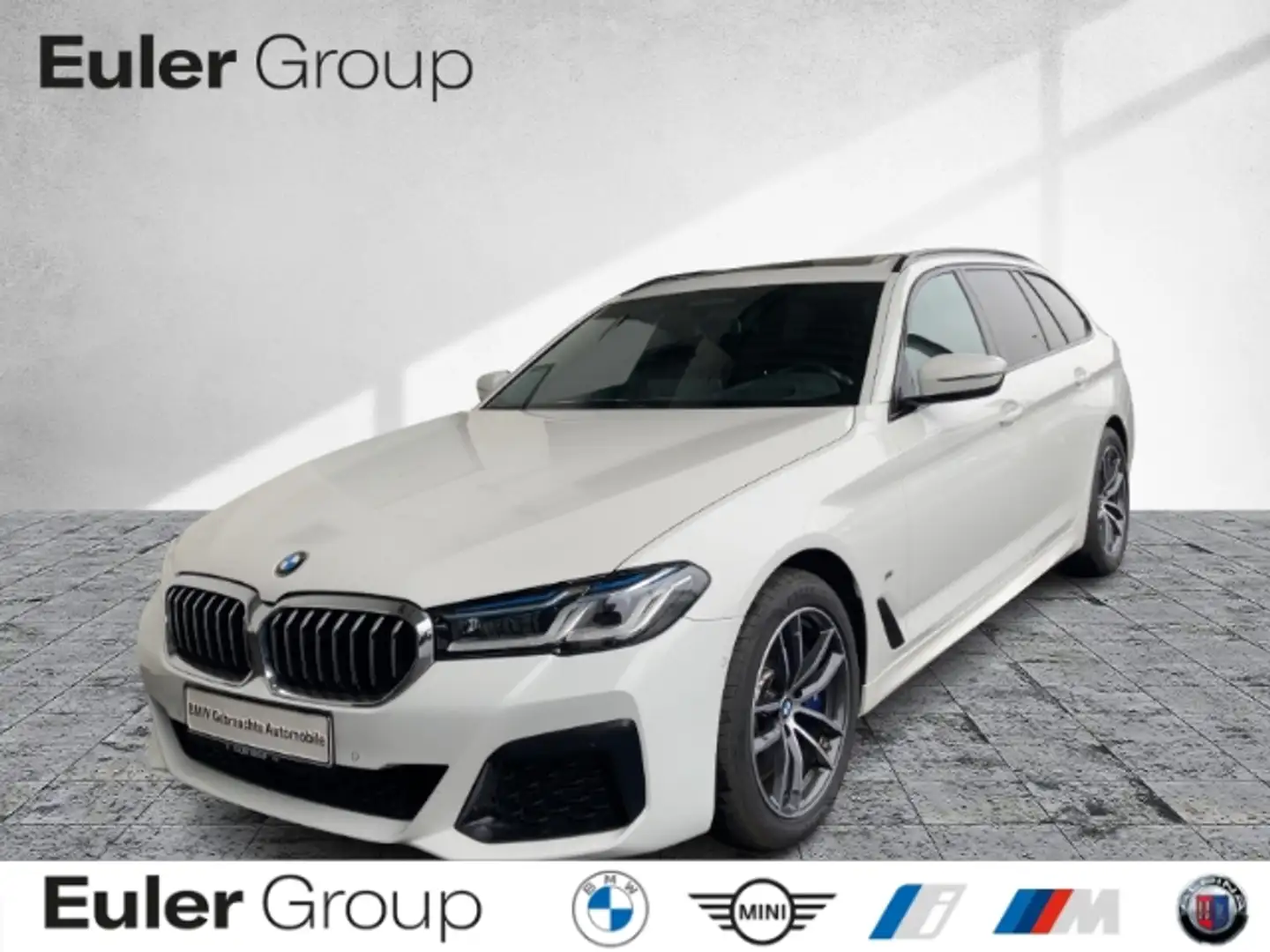 BMW 540 d xDrive Tour M-Sport Leder Sitzbelüftung Pano H&K Blanc - 1