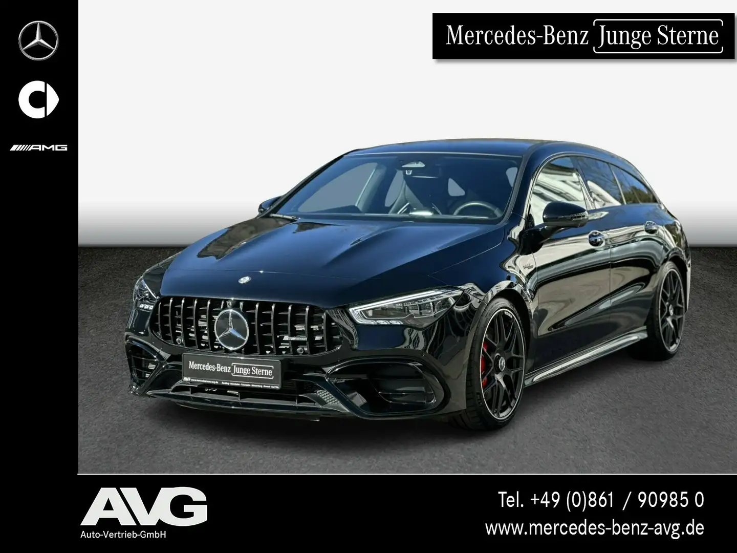 Mercedes-Benz CLA 45 AMG AMG CLA 45 S 4M+ Pano Perf.-Sitze Night AHK 360° Noir - 1