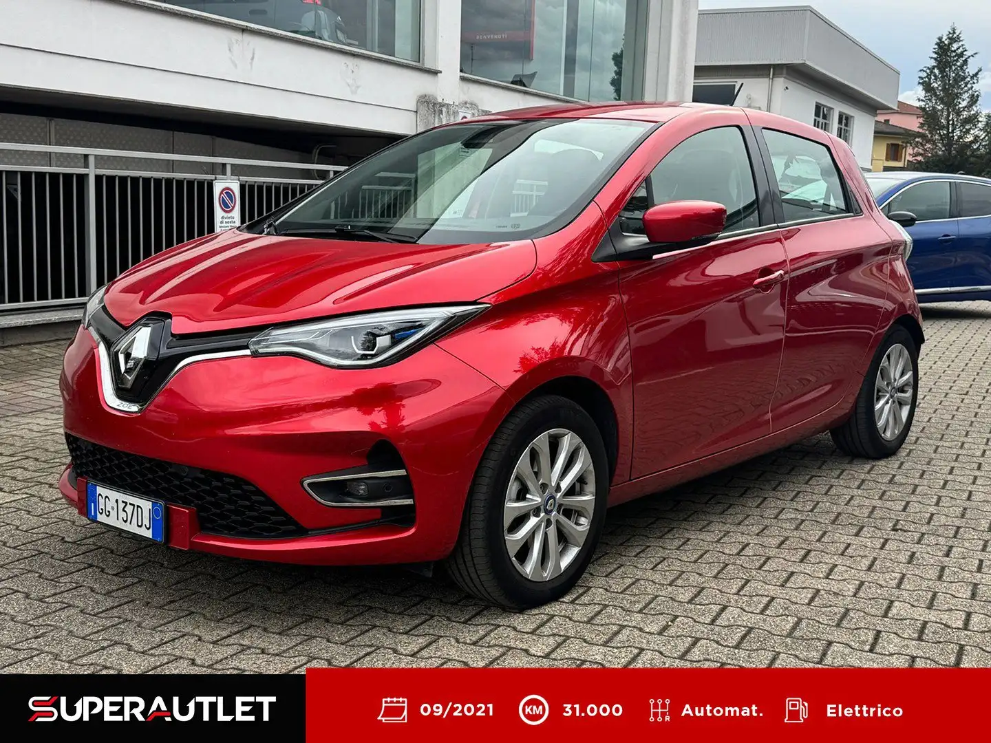 Renault ZOE Zen R135 e-shifter Rosso - 1