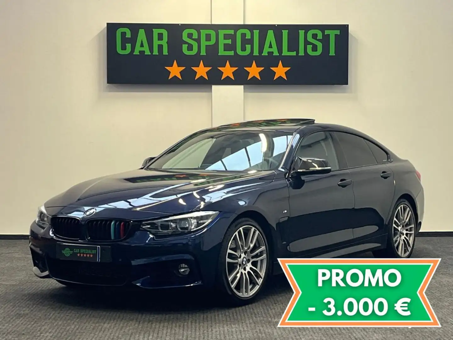 BMW 418 i Gran Coupé Msport TETTO|NAVI|LED|19' Blu/Azzurro - 1