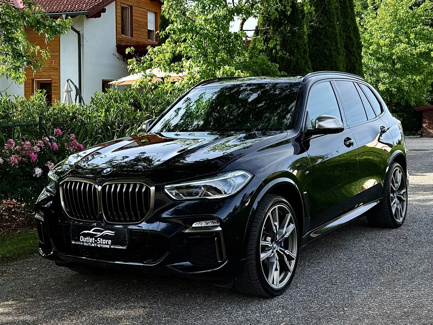 BMW X5 M M50d*Head-Up*Harman*AHK*Carbon*Luft*D-Key*22'' Schwarz - 1