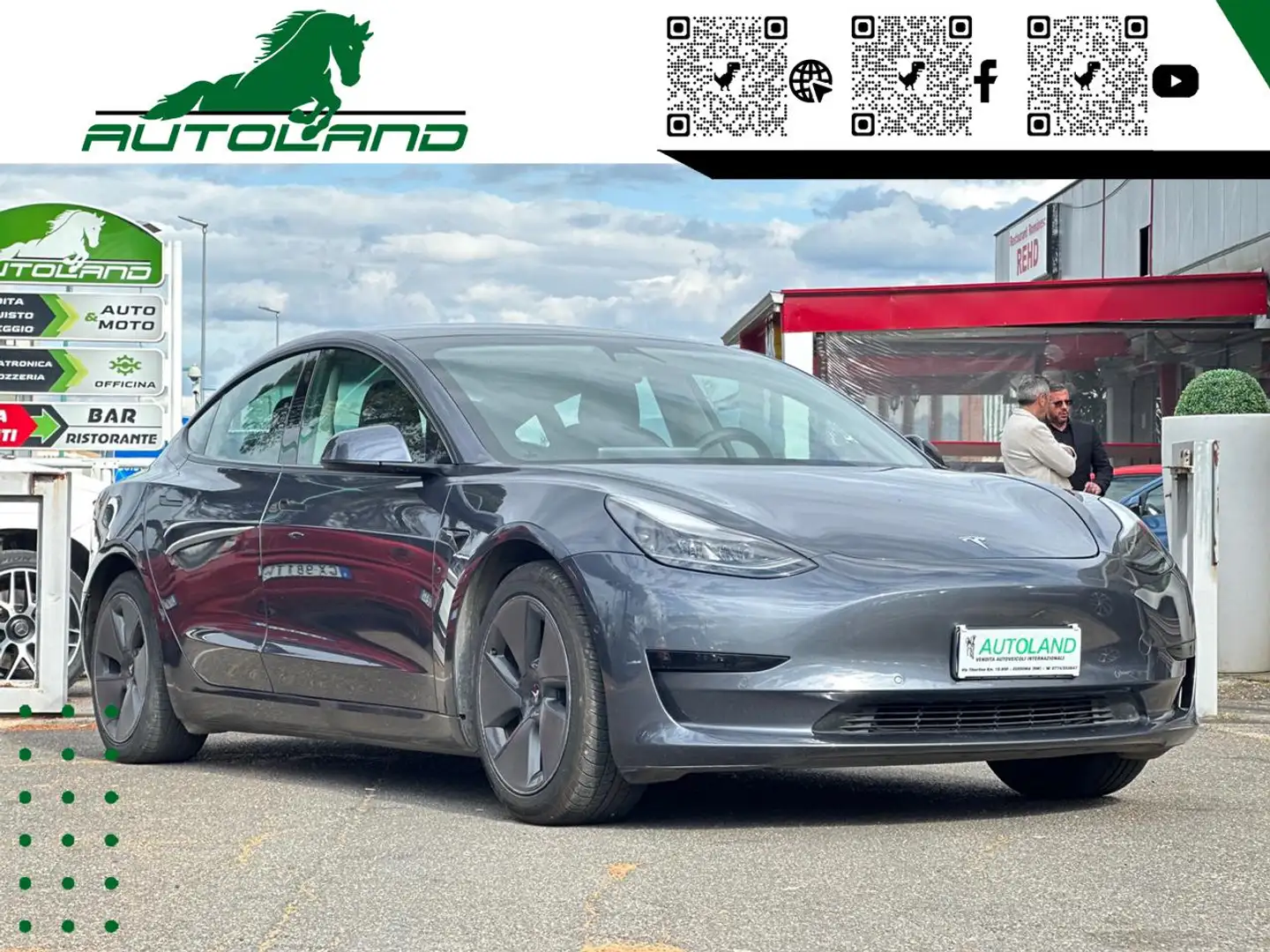 Tesla Model 3 Standard RWD Plus*Finanziabile*OttimeCondizioni Grigio - 2