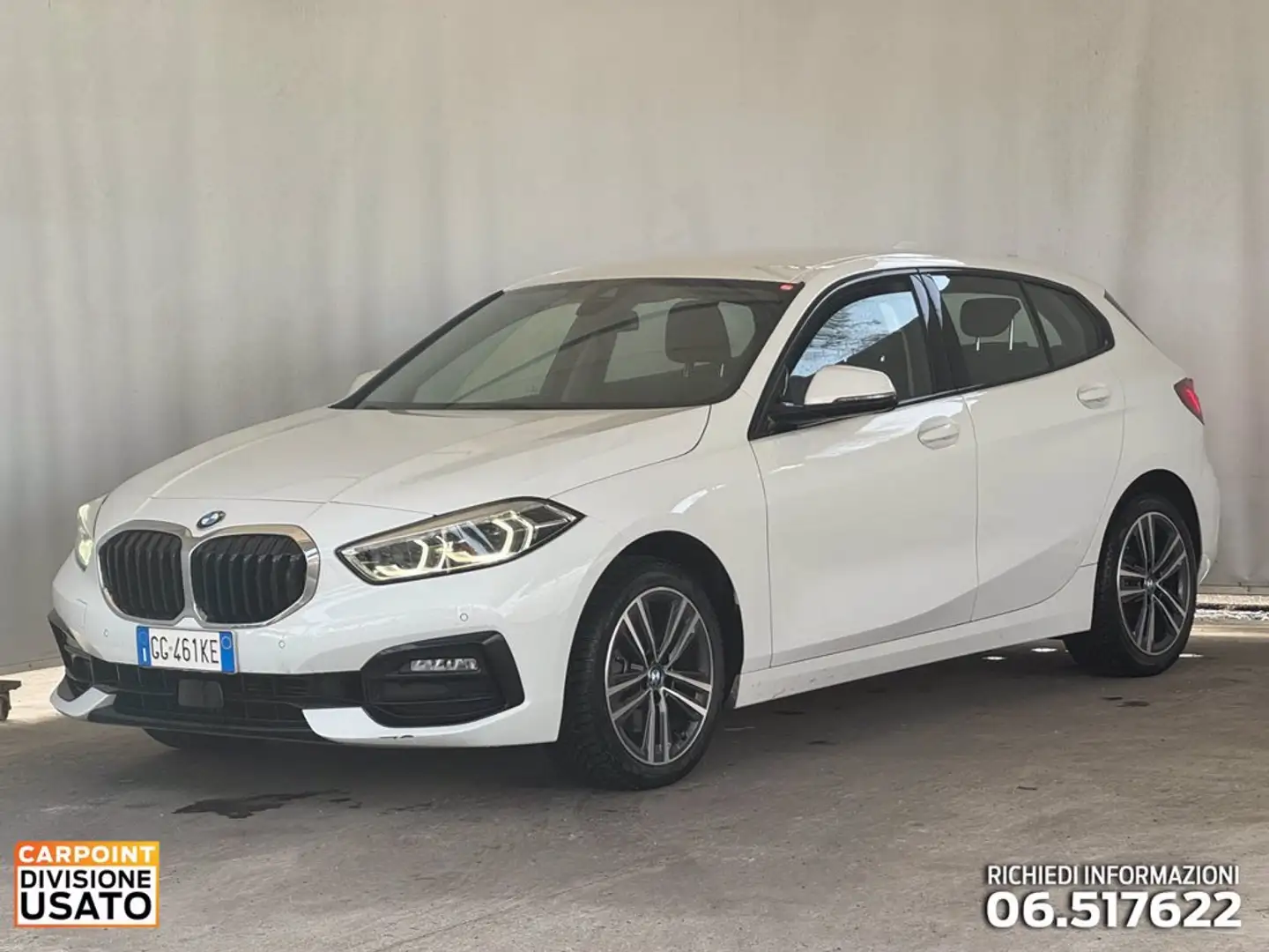 BMW 118 d sport auto Bianco - 1