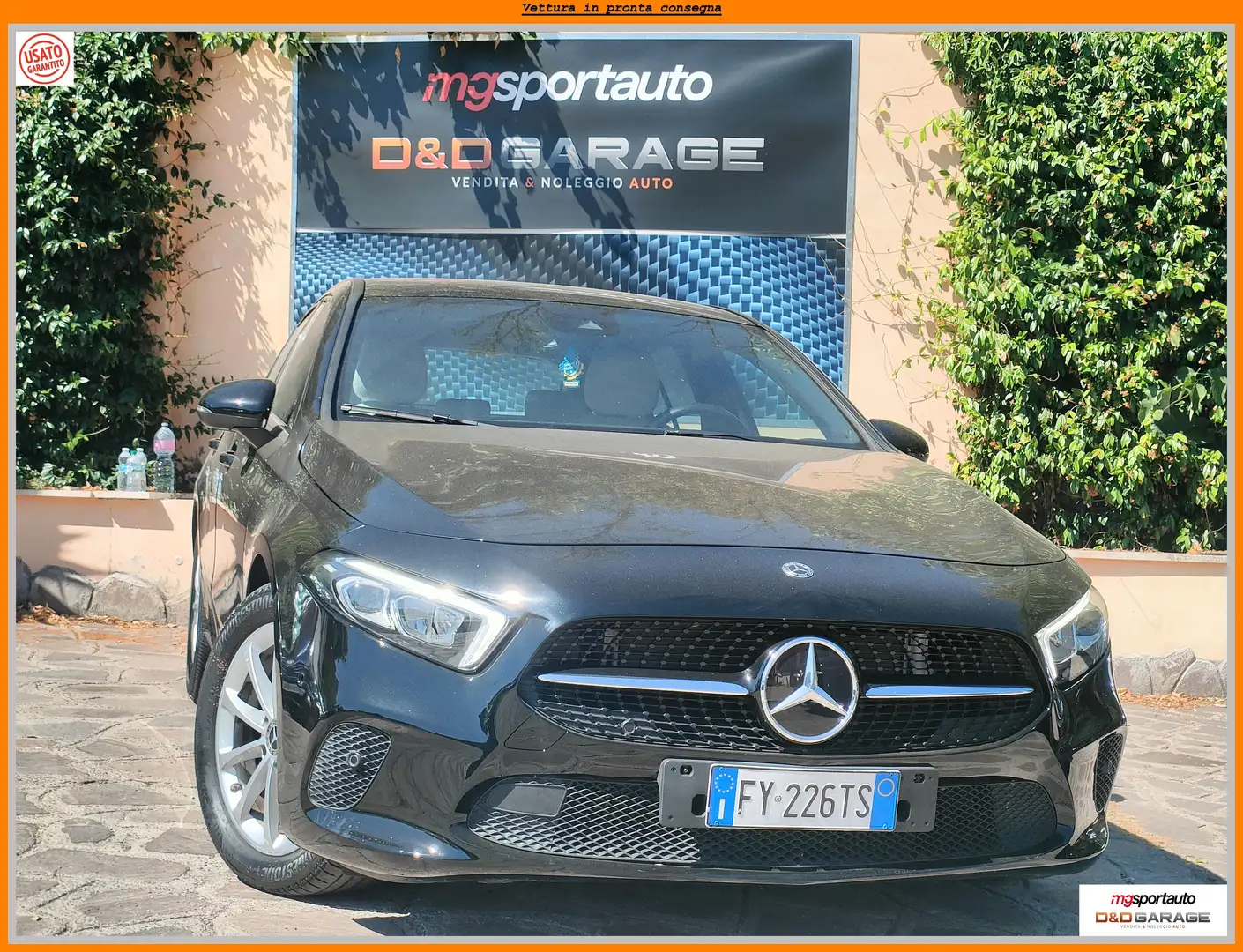 Mercedes-Benz A 180 Classe A - W177 2018 d Sport auto GARANZIA 12 MESI Zwart - 1