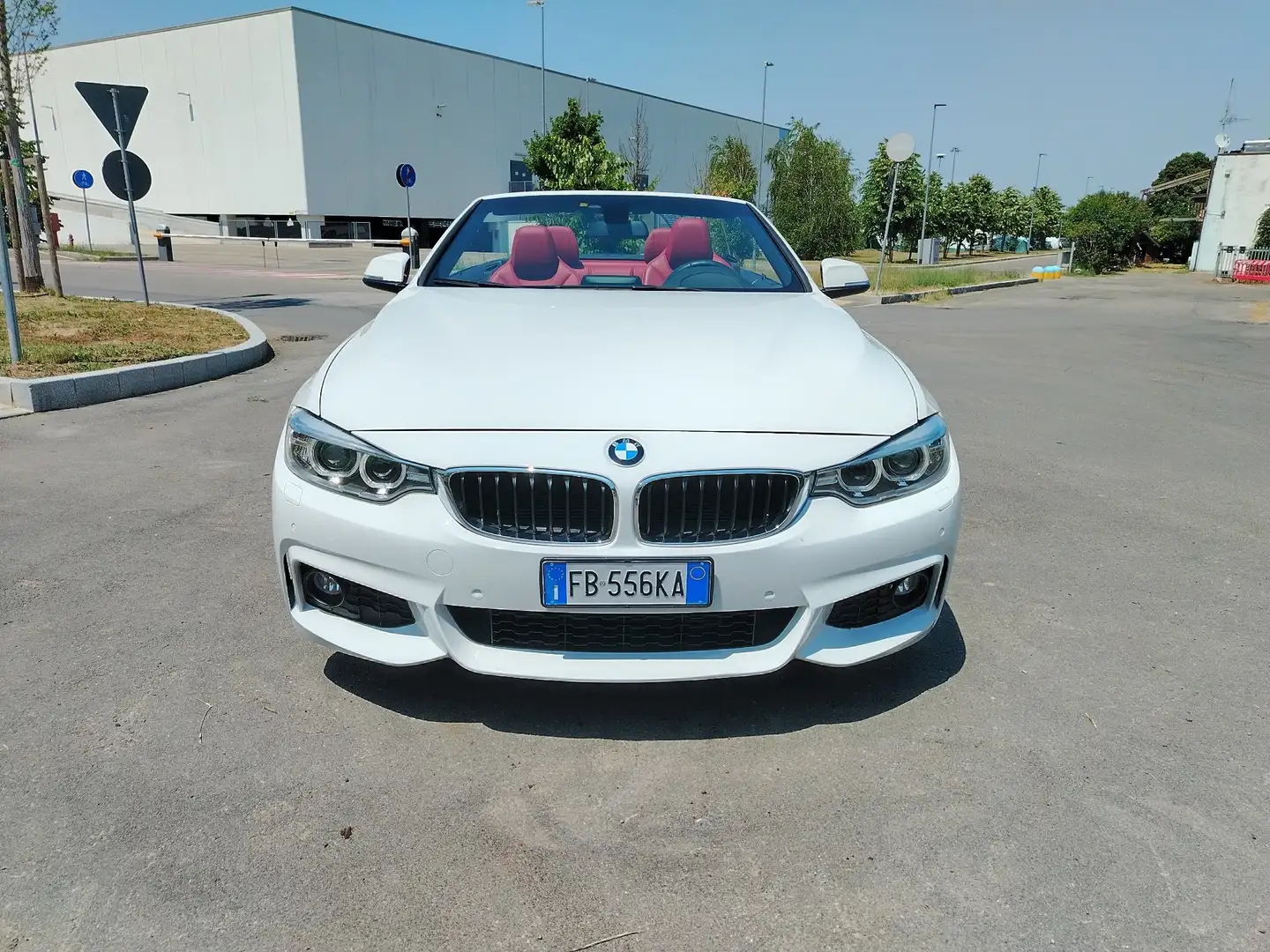 BMW 420 420d Cabrio Msport 190cv auto Blanc - 2