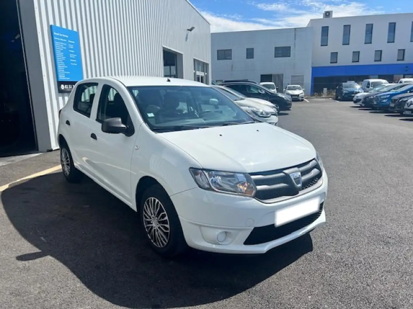 Dacia Sandero 1.2 16v 75ch Ambiance Euro6 Blanc - 2